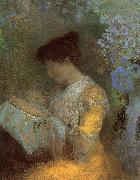 Odilon Redon Madame Arthur Fontaine oil painting